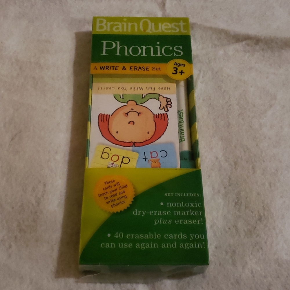 ☃🎁BrainsQuest Phonics A write & erase set